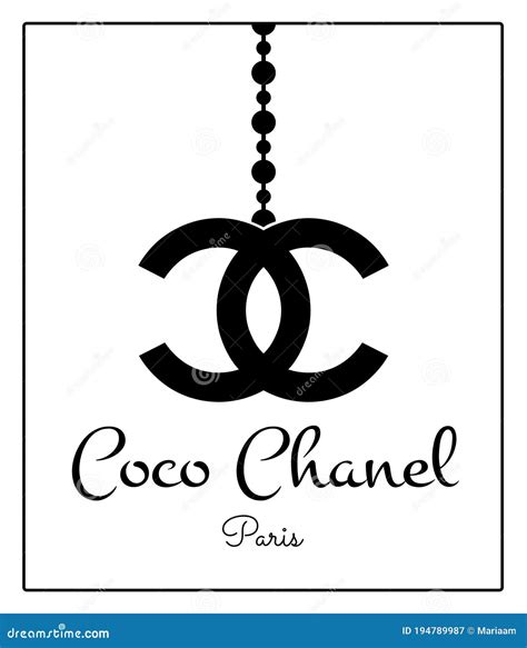 coco chanel symbole|Coco Chanel design logo.